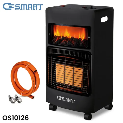 OSmart OS10126, Cozy-Aura Premium Gas Heater With Flame Screen