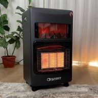OSmart OS10126, Cozy-Aura Premium Gas Heater With Flame Screen
