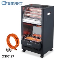 OSmart OS10127, Premium Gas & Electric Heater With Doubel-Ceramic Gas Room