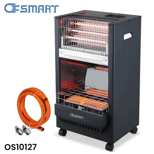 OSmart OS10127, Premium Gas & Electric Heater With Doubel-Ceramic Gas Room OSmart OS10127, Premium Gas & Electric Heater With Doubel-Ceramic Gas Room