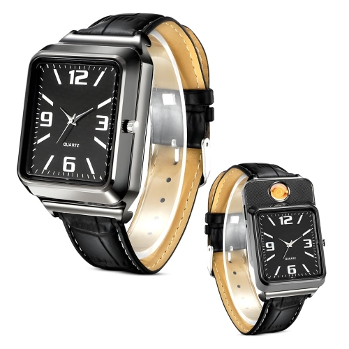 Rechargeable Watch With Lighter For Cigarette