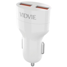 DOUBLE USB CAR CHARGER CC506, VIDVIE