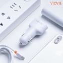 DOUBLE USB CAR CHARGER CC506, VIDVIE