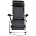 Outdoor Fold-Able Rocking Chair Recliner With Headrest