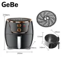 GeBe The Chef Air Fryer 8L 1500W YM-06