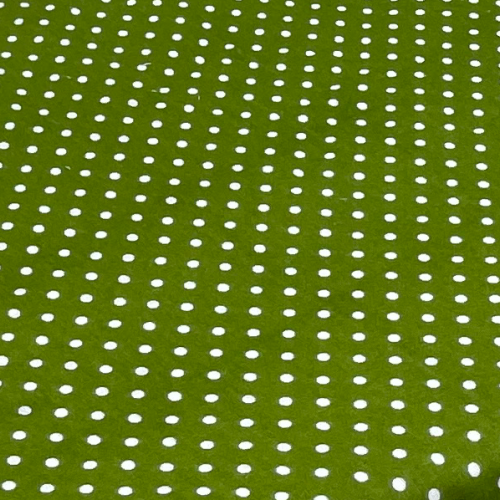 Pointed Green & White 