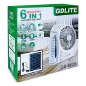 6 IN 1 Solar Fan 8" 3.2V With LED Lamp, GD8028 6 IN 1 Solar Fan 8" 3.2V With LED Lamp, GD8028