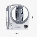 6 IN 1 Solar Fan 8" 3.2V With LED Lamp, GD8028 6 IN 1 Solar Fan 8" 3.2V With LED Lamp, GD8028