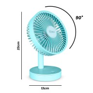 6” 3.7 Solar Rechargeable Mini Fan, SA-7873