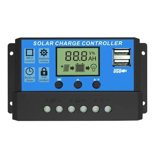 PWM SOLAR CHARGE CONTROLLER WITH USB, 20A