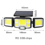 SOLAR SENSOR LIGHT JD-2192B-A  200W