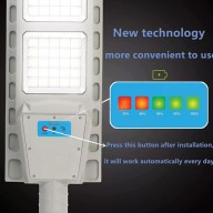 SOLAR STREET LIGHT WITHOUT ELECTRICITY, 300W