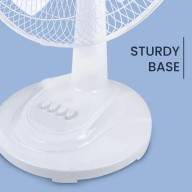 SARAH 16” Rechargeable Solar Fan Lithium Battery 6000mAh 7.4V 138-7