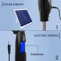 SARAH 18” Rechargeable Solar Fan Lithium Battery 4000mAh 7.4V V51-3