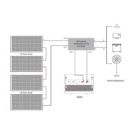48V 200Ah LITHIUM BATTERY, BLUE CARBON BCT-UU48-200 LIFEPO4 