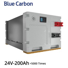 24V 200Ah LITHIUM BATTERY, BLUE CARBON BCT-UU24-200 LIFEPO4 