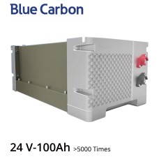 24V 100Ah LITHIUM BATTERY, BLUE CARBON BCT-UU24-100 LIFEPO4 