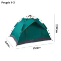 Automatic Outdoor Camping Tent, 4 Person 200*220*140cm