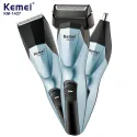 Kemei KM-1427, 3 in 1 Rechargeable Shaver 