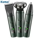 Kemei KM-2808, 3 in 1 Rechargeable Multifunctional Shaver 