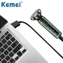 Kemei KM-2808, 3 in 1 Rechargeable Multifunctional Shaver 