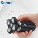 Kemei KM-1004, 5 in 1 Rechargeable Shaving Machine 