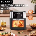 Sokany Smart Digital Air Fryer 12L 1800W SK-ZG-8029 Sokany Smart Digital Air Fryer 12L 1800W SK-ZG-8029