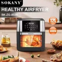 Sokany Smart Digital Air Fryer 12L 1800W SK-ZG-8029