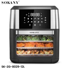Sokany Smart Digital Air Fryer 12L 1800W SK-ZG-8029