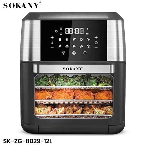 Sokany Smart Digital Air Fryer 12L 1800W SK-ZG-8029