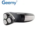 Geemy GM7300 Rechargeable Triple Head Rotating Hair Shaver 