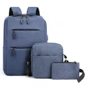 Laptop Backpack Set Of 3 Pcs 6006