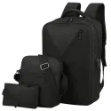 Large Laptop Backpack Set Of 3Pcs 6013