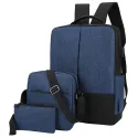 Casual Laptop Backpack Set of 3Pcs 6016