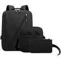 Unique Design Laptop Backpack Set Of 3Pcs 6005
