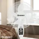OSmart 16" 35W Rechargeable Stand Fan With Solar Panel & 2 Bulbs OS10106