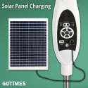 GDTimes 16" 24W Rechargeable Fan With Solar Panel 10W & 2 Bulbs GD-936