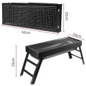 Rectangle Portable Charcoal BBQ Grill 62*25*33 cm