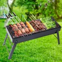 Rectangle Portable Charcoal BBQ Grill 62*25*33 cm