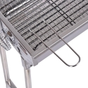 Portable Stainless Steel Charcoal BBQ Grill 73*34*69cm Portable Stainless Steel Charcoal BBQ Grill 73*34*69cm