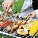 Portable Stainless Steel Charcoal BBQ Grill 73*34*69cm