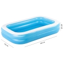 BESTWAY Family Inflatable Pool 262*175*51cm 54006 BESTWAY Family Inflatable Pool 262*175*51cm 54006