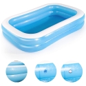 BESTWAY Family Inflatable Pool 262*175*51cm 54006 BESTWAY Family Inflatable Pool 262*175*51cm 54006