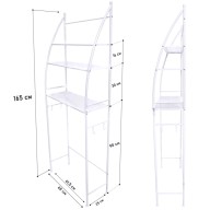3 Tiers Top Washing Machine Storage Rack 165(H)*65(W)*25(L) cm