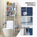 3 Tiers Toilet Storage Rack 151(H)*56(W)*25(L) cm 3 Tiers Toilet Storage Rack 151(H)*56(W)*25(L) cm
