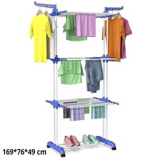 4 Tiers Foldable Clothes Drying Rack 169(H)*76(W)*49(L)