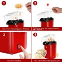 Hot Air Popcorn Machine 1200W