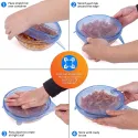 Super Stretch Silicone Lids set of 6pcs