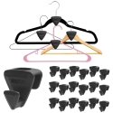 Hanger Hooks Triple Closet Space, 18pcs