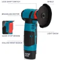 Portable lithium Electric Angle Grinder, Power Tool 500W